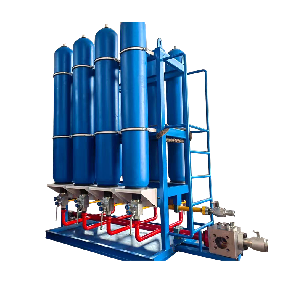Blaasaccumulatorstation